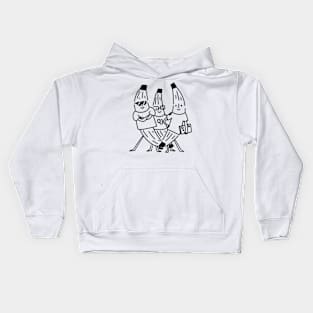 We've Gone Bananas! (black) Kids Hoodie